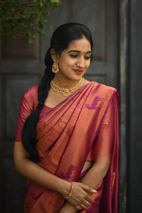 Red Color BANARASI Saree | Designer Soft Lichi Silk Traditional Indian Wedding Saree